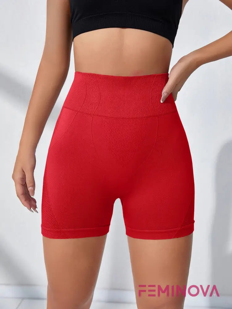 Short Fitness Modelador com Cintura Alta e Alta Compressão