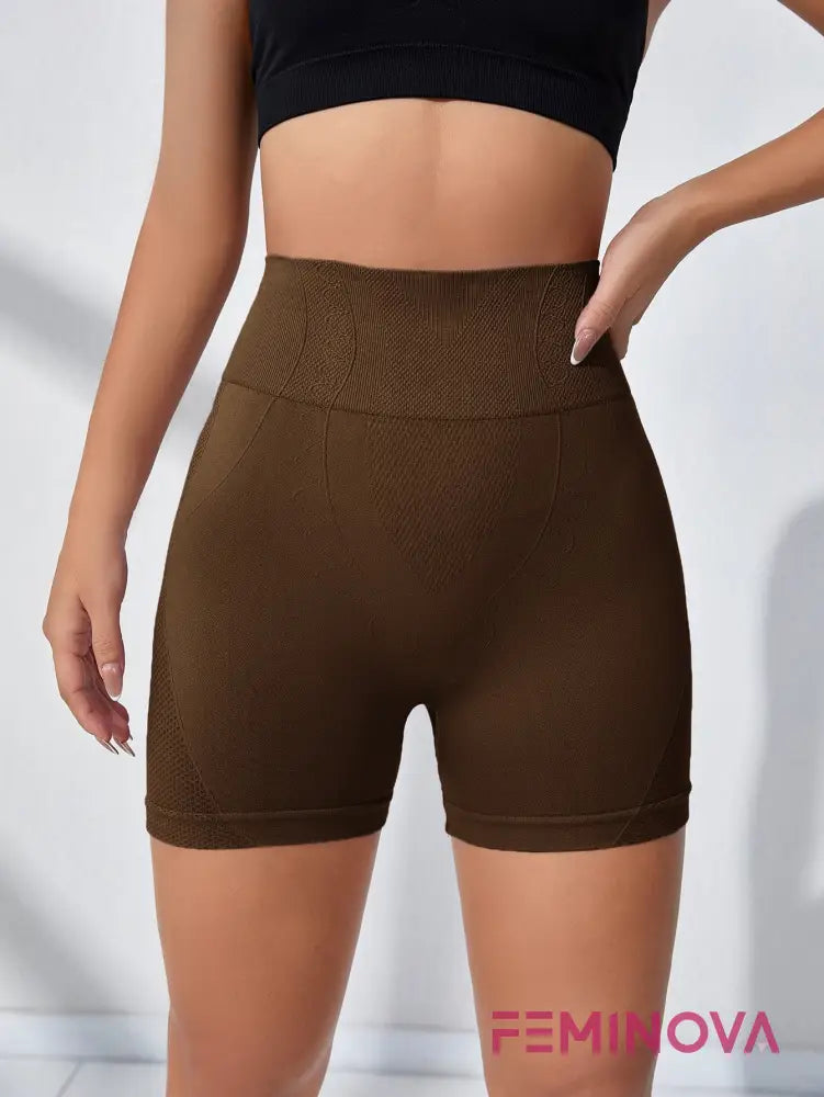 Short Fitness Modelador com Cintura Alta e Alta Compressão