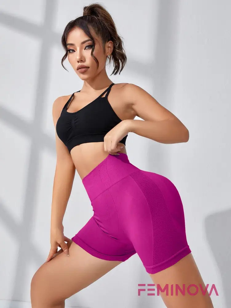 Short Fitness Modelador com Cintura Alta e Alta Compressão