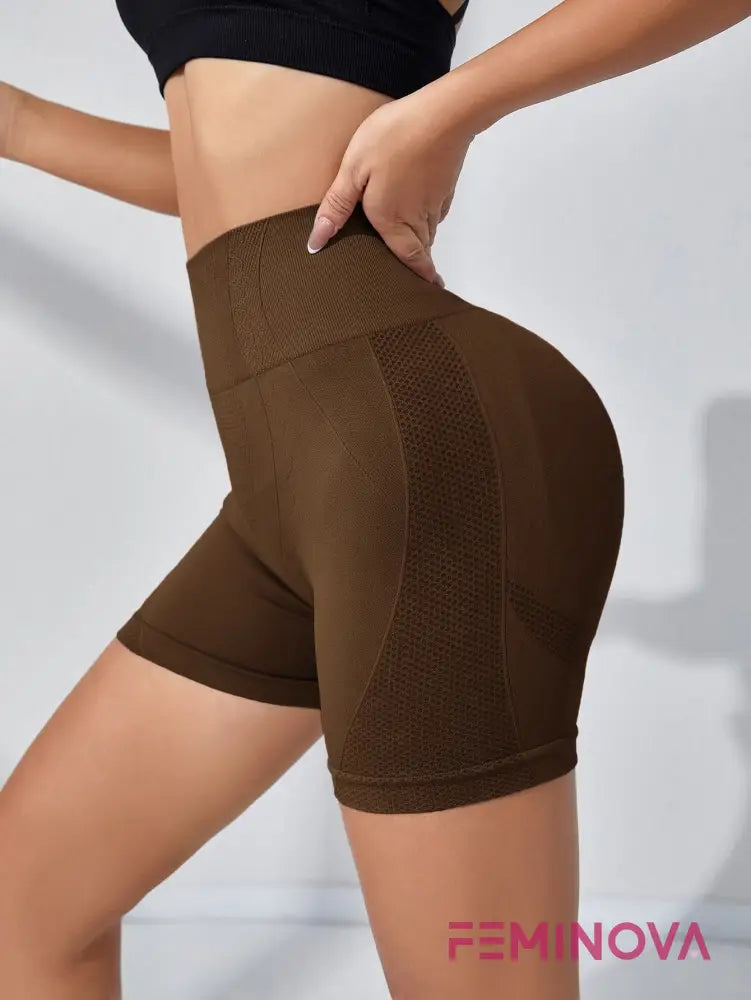 Short Fitness Modelador com Cintura Alta e Alta Compressão