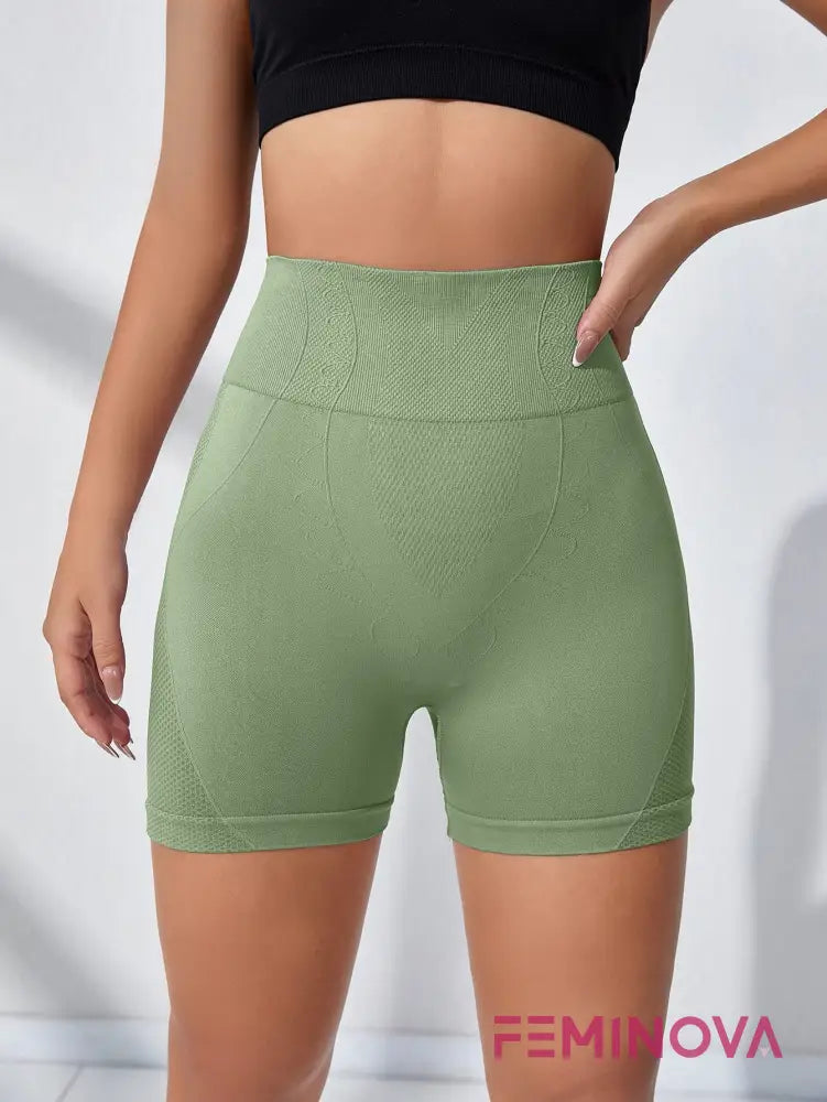 Short Fitness Modelador com Cintura Alta e Alta Compressão