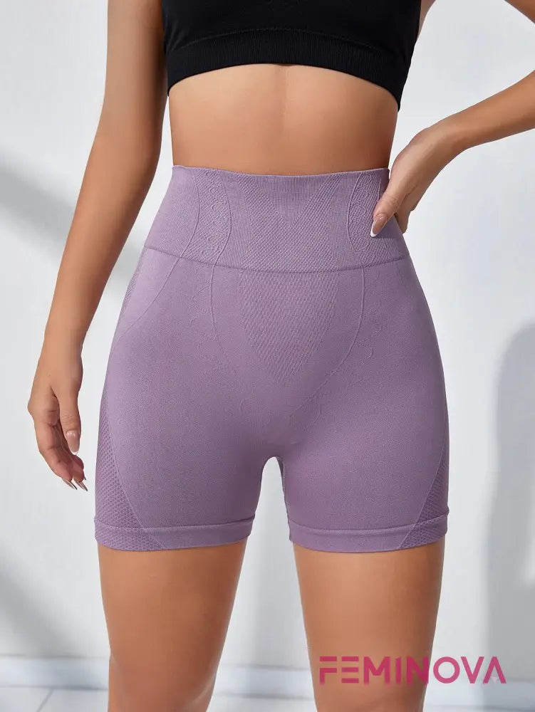Short Fitness Modelador com Cintura Alta e Alta Compressão
