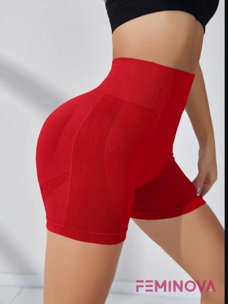 Short Fitness Modelador com Cintura Alta e Alta Compressão