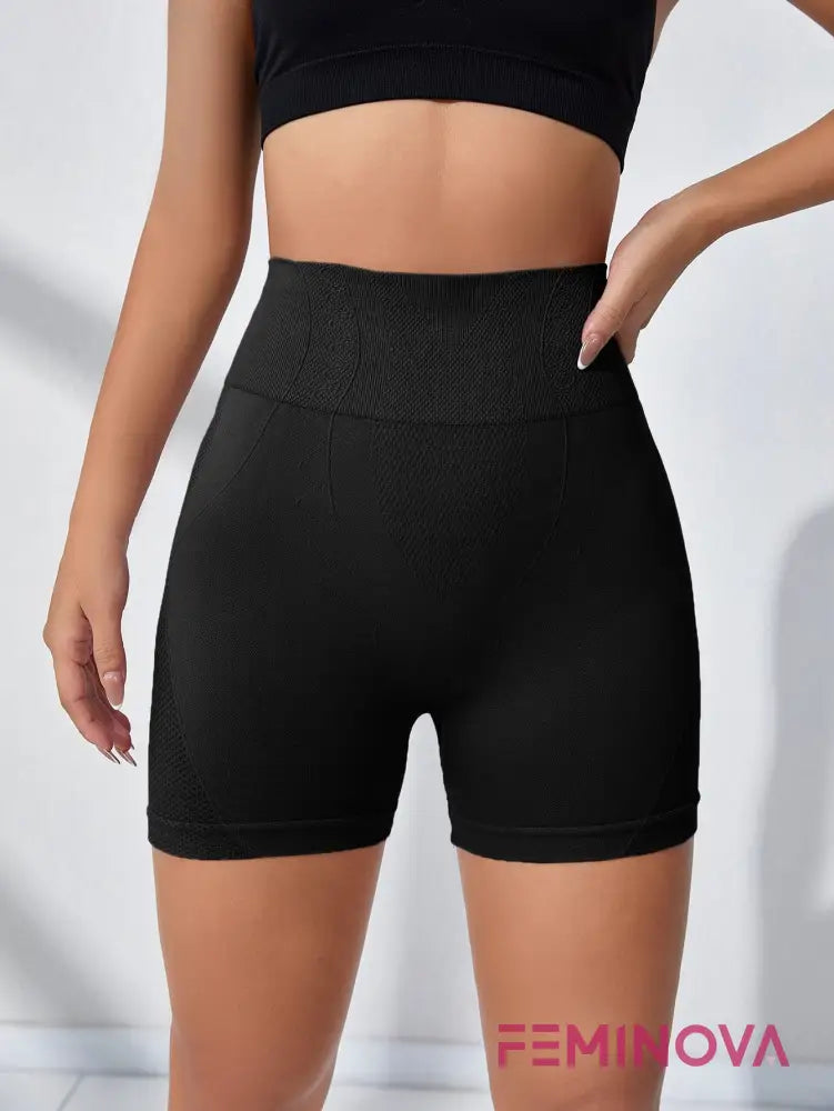 Short Fitness Modelador com Cintura Alta e Alta Compressão