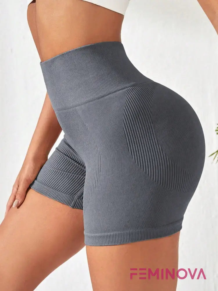 Short Fitness Modelador com Cós Alto e Efeito Levanta Bumbum