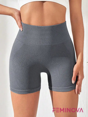 Short Fitness Modelador com Cós Alto e Efeito Levanta Bumbum