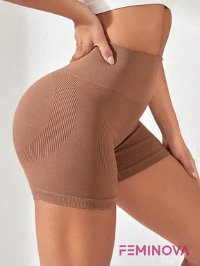 Short Fitness Modelador com Cós Alto e Efeito Levanta Bumbum