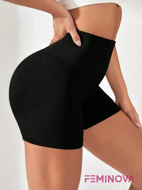 Short Fitness Modelador com Cós Alto e Efeito Levanta Bumbum