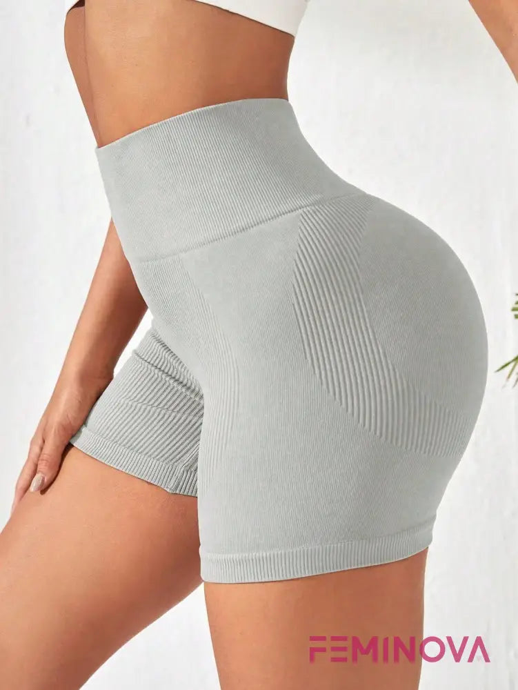 Short Fitness Modelador com Cós Alto e Efeito Levanta Bumbum