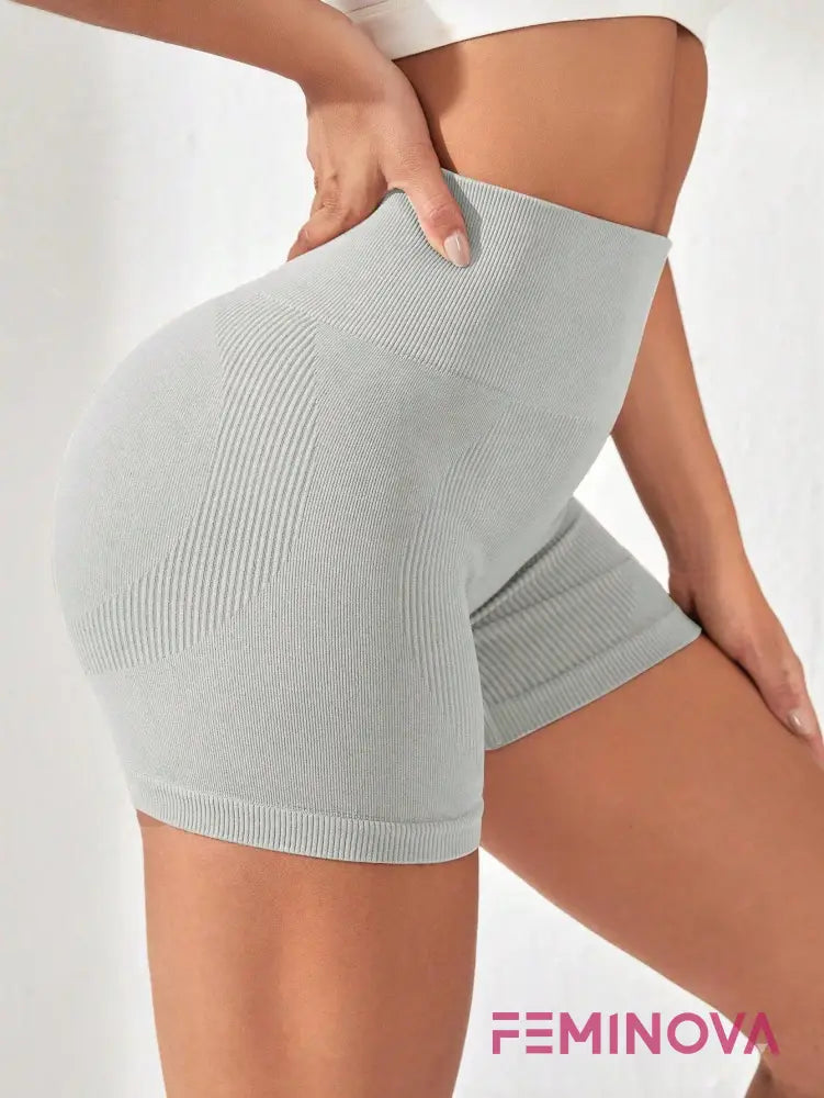 Short Fitness Modelador com Cós Alto e Efeito Levanta Bumbum