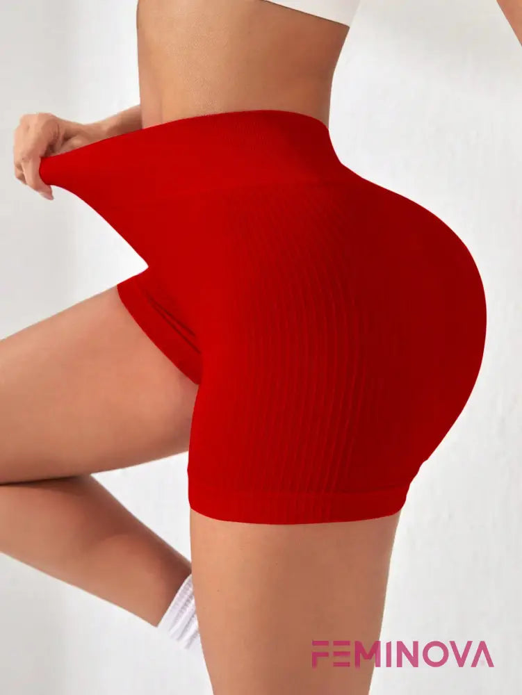 Shorts Cintura Alta com Efeito Levanta Bumbum Fitness