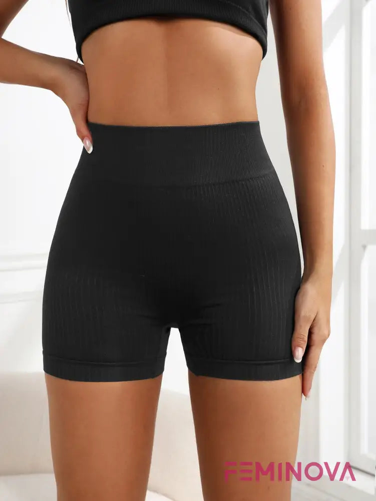 Shorts Cintura Alta com Efeito Levanta Bumbum Fitness