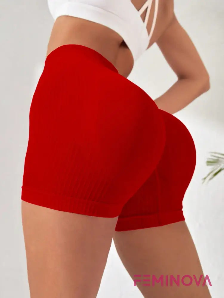 Shorts Cintura Alta com Efeito Levanta Bumbum Fitness