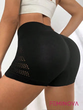 Shorts Fitness Cintura Alta com Detalhes Vazados P