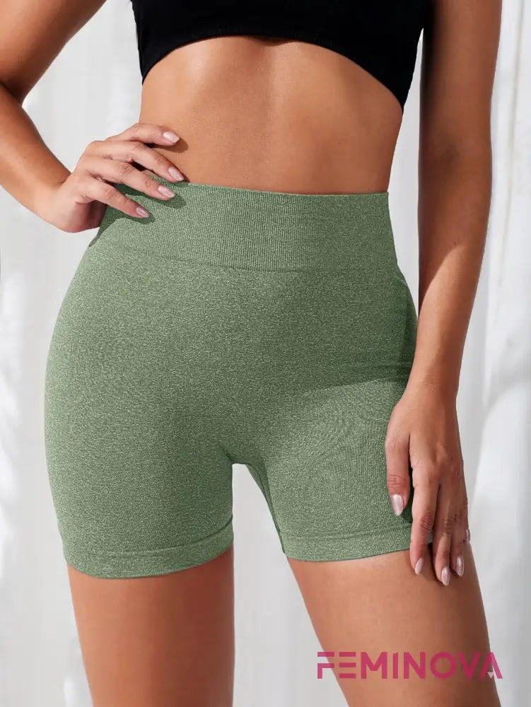 Shorts Fitness Cintura Alta com Efeito Levanta Bumbum