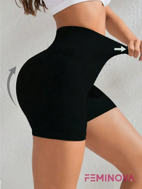 Shorts Fitness com Compressão e Efeito Modelador