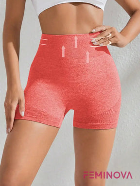 Shorts Fitness com Compressão e Efeito Modelador