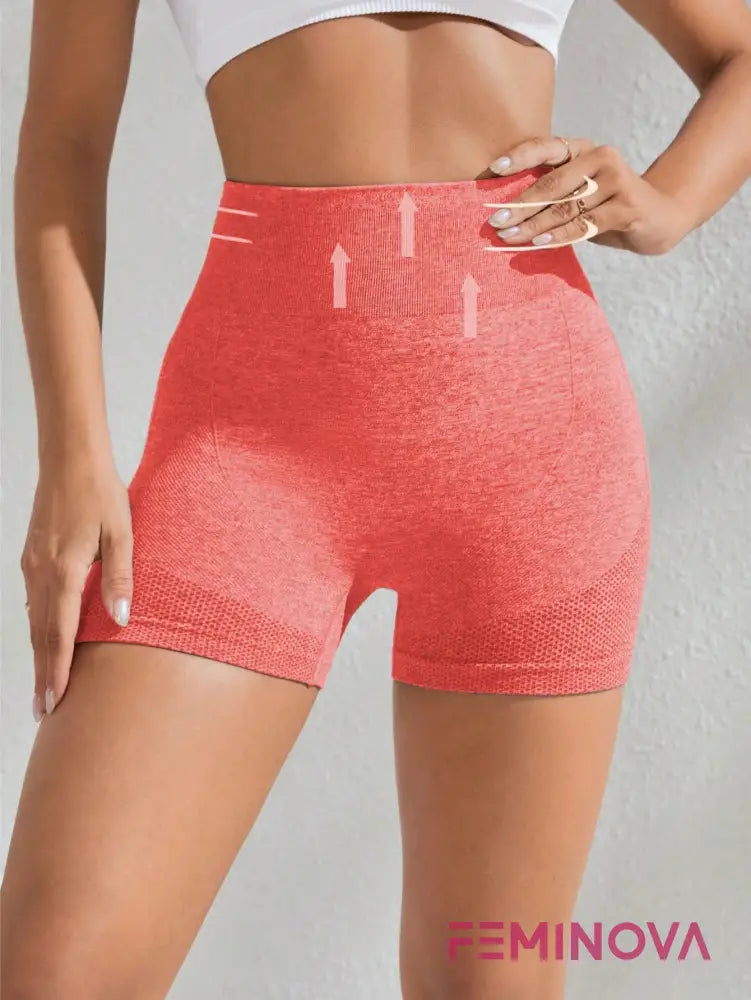 Shorts Fitness com Compressão e Efeito Modelador