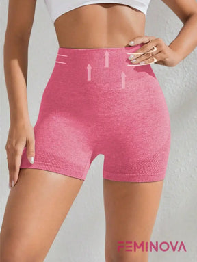 Shorts Fitness com Compressão e Efeito Modelador