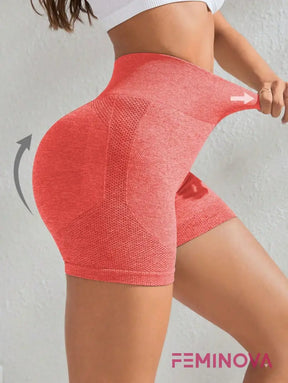 Shorts Fitness com Compressão e Efeito Modelador