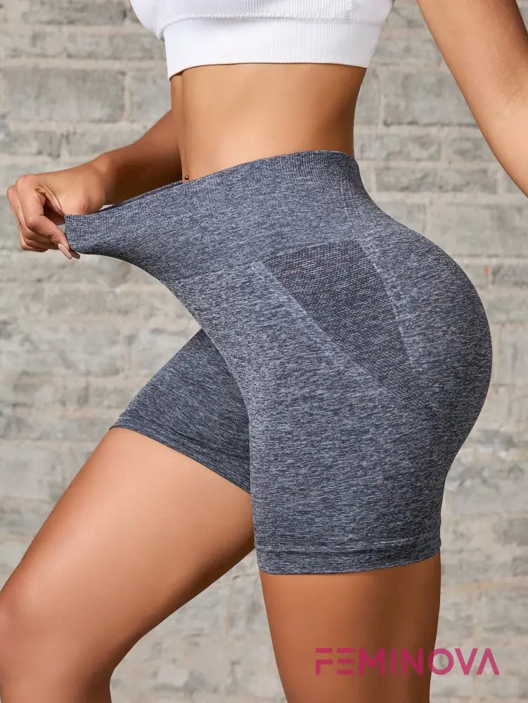 Shorts Fitness Modelador com Cintura Alta