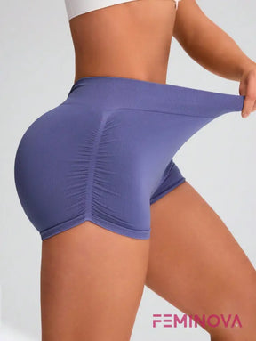 Shorts Fitness Seamless com Secagem Rápida