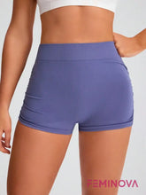 Shorts Fitness Seamless com Secagem Rápida Azul Marinho / P